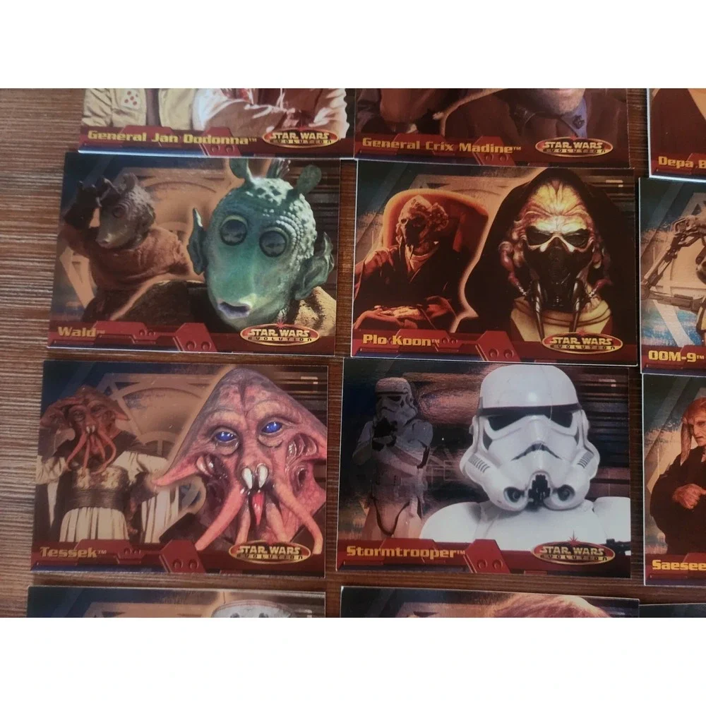 lot of 21 topps star wars evolution 2001 Leia Luke Skywalker Mace Windu Watto‎ - Picture 6 of 8